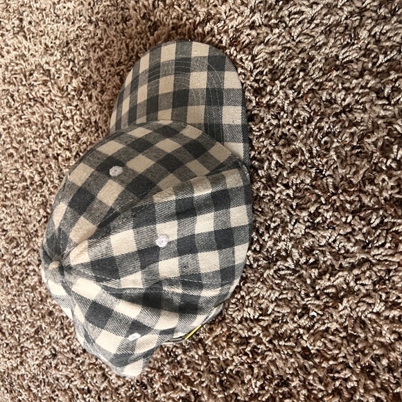 Cocus Pocus Buffalo Check Baseball Cap-Unisex hat in Dark Grey Fabfitfun - Picture 4 of 8